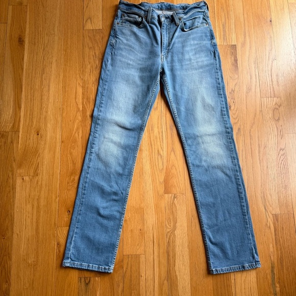 Levi's 514 Light Blue Men's Straight Jeans Size 33X34 - Picture 1 of 7